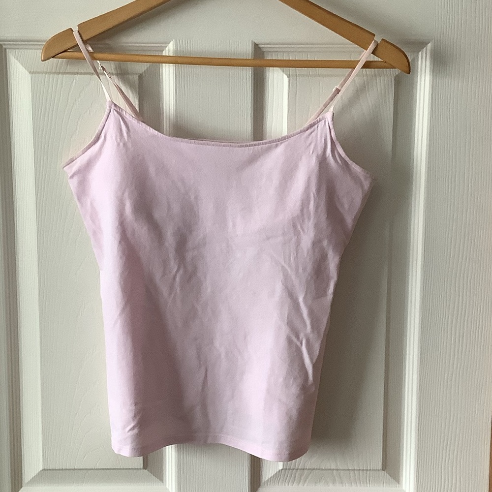 Ladies pink tank top medium